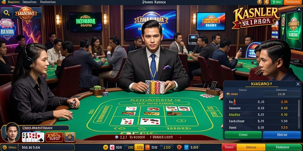 Tampilan antarmuka BOKEDOMINO yang menarik dan sederhana.