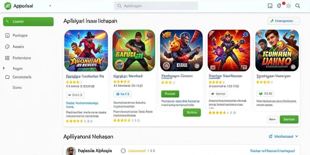 Tampilan antarmuka yang menarik dan user-friendly.